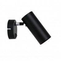 Oriel Lighting-Ultra 1LT Adjustable Switched Wall Light - Black / White